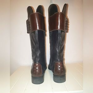 Franco Barbieri black leather boots